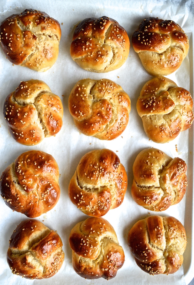 Mini Challah Bread Rolls