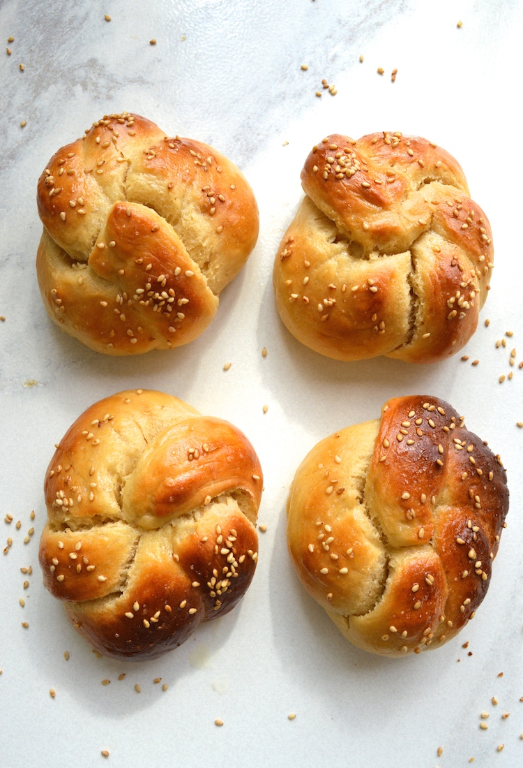 Mini Challah Bread Rolls