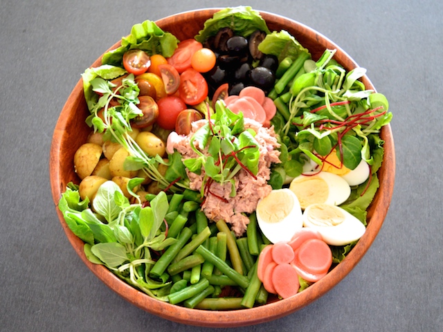 Spring Nicoise Salad with Pickled Radishes